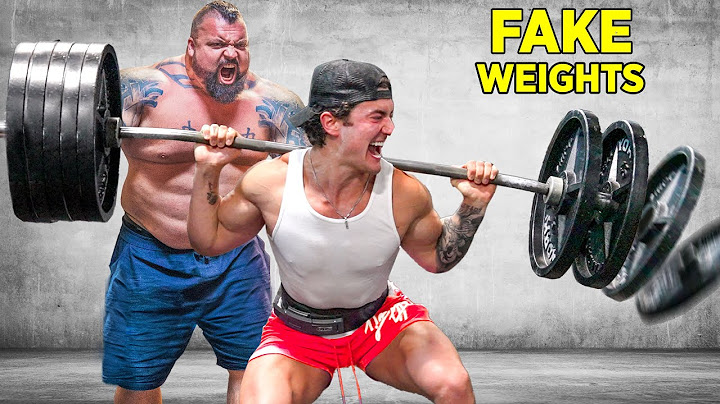 Pranking The Worlds Strongest Man W/ FAKE Weights!