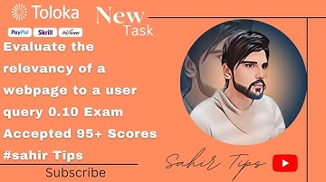 Evaluate the relevancy of a webpage to a user query 0.10 Exam Accepted 95+ Scores #sahir Tips #sub
