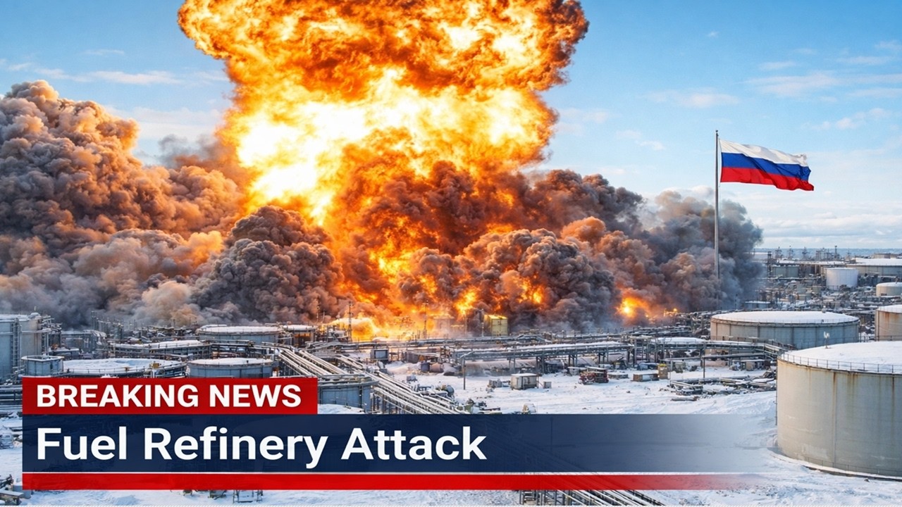 Ukraine DESTROYS Russia’s Most Protected Refinery 1,700km Behind Lines!