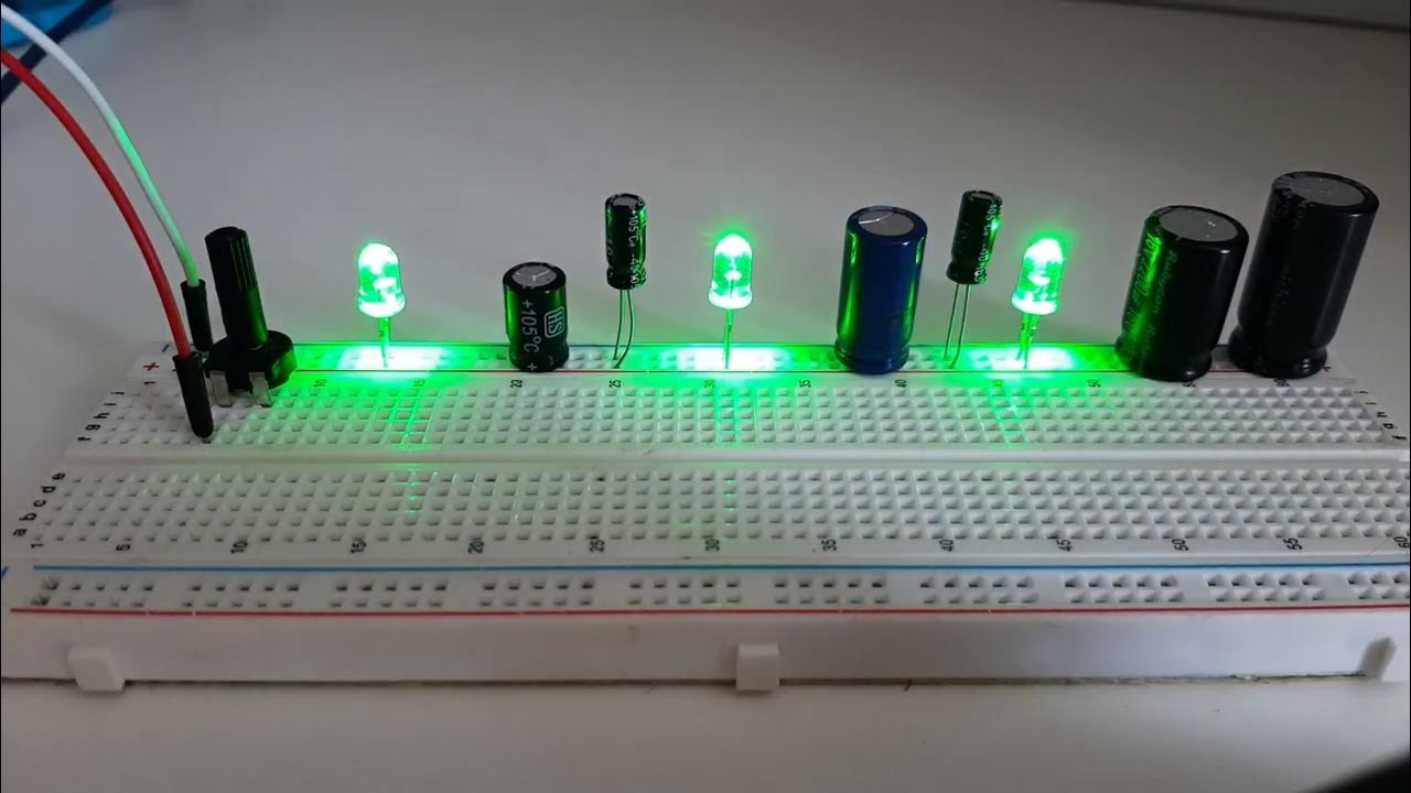 testing capacitors and resistor YouTube