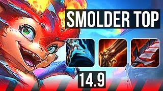 SMOLDER vs FIORA (TOP) | 66% winrate, 6k comeback, 54k DMG | EUW Master | 14.9