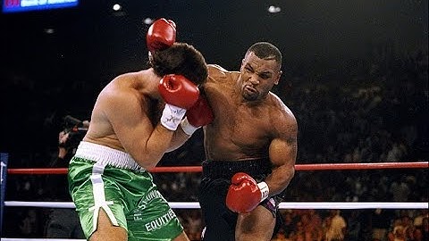Бокс. Майк Тайсон - Питер МакНили (язык комментариев- русский) Mike Tyson vs Peter McNeeley