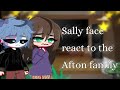 ☁//Sally face react to Afton family meme//🎁[MY AU]
