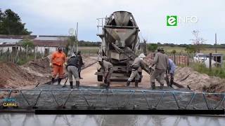 La Provincia está ejecutando 40 cuadras de pavimento en Berón de Astrada