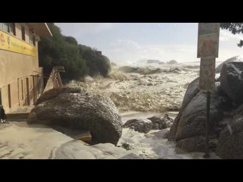 Cape Town Storm at Clifton 4th Beach