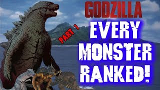 Every 'Godzilla' Kaiju RANKED! (Part 1)