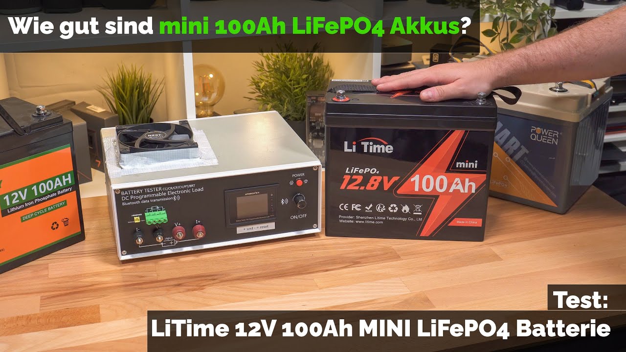 Der LiTime 12V 100Ah LiFePO4 Akku im Test, 100Ah für unter 400