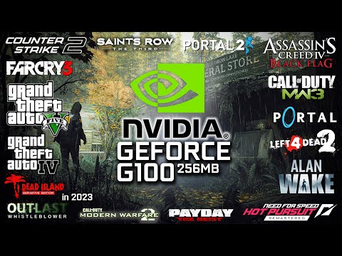GeForce G100 256MB in 2023 - Test in 18 Games