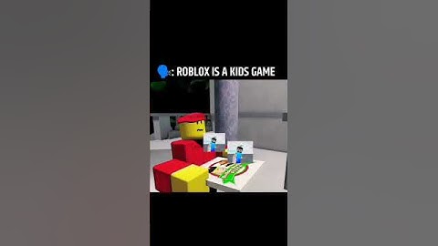 "Roblox is for kids" (Wait for end) #roblox #robloxmemes #anime #shortsfeed #sus