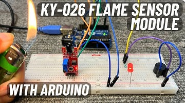 KY-026 Flame Sensor Module with Arduino UNO | Example Code | English Subtitle