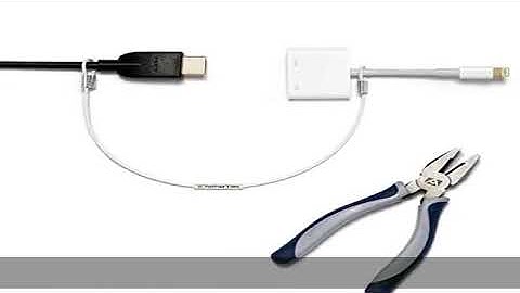 TetherTies Cable Tethers White 5 Pack | Patented Pre-Assembled Adapter Tethers | Secure Your Comput