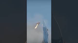 Su-35 Pilot Ejects Last Moment