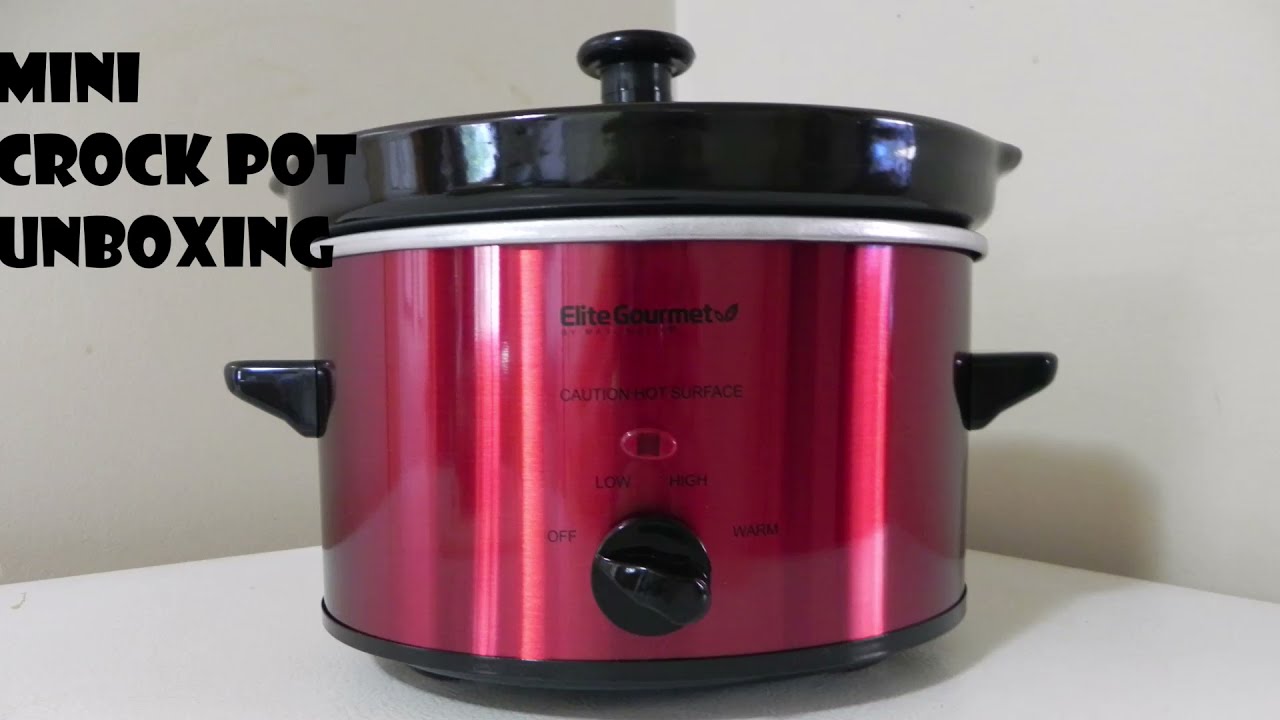 Classic Mini Crock Pot (2 Quart) Slow Cooker SCR200-B 