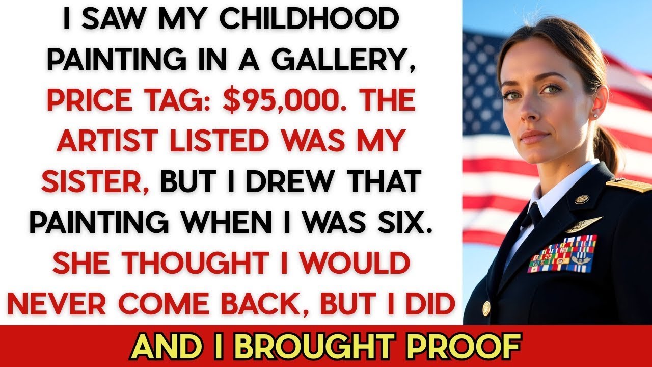 My Sister Stole This Painting. I Drew It When I Was 6. "That's Impossible," The Gallery Owner Said