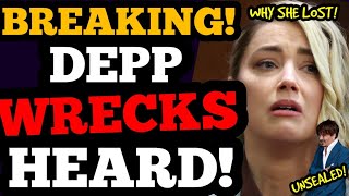 BREAKING Depp WRECKS Heard, EXPOSING the REAL REASON SHE LOST in UNSEALED filing