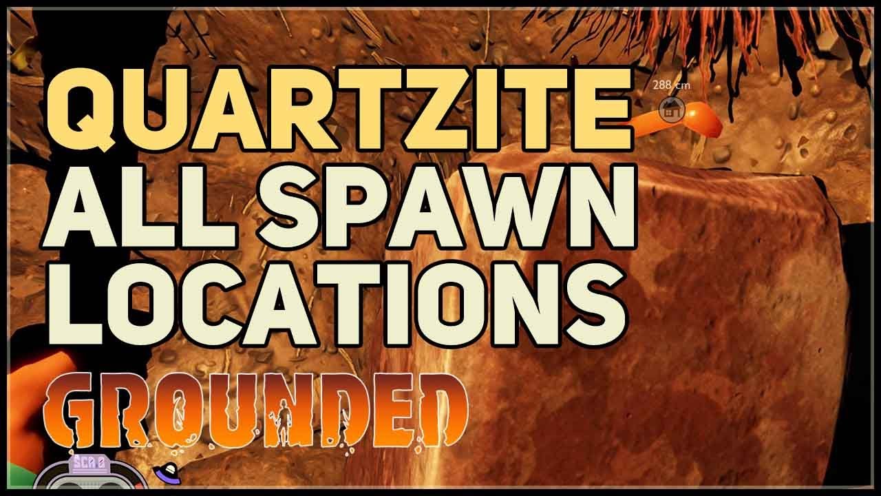 All Quartzite Spawn Locations Grounded - YouTube