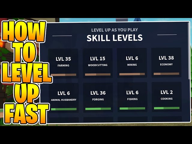 How to Level Up Skills FAST in Roblox Islands! NEW XP UPDATE - YouTube