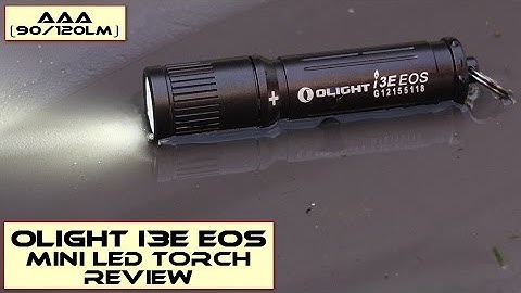 Olight i3E EOS (AAA) LED Torch: Review