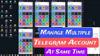 How to Run Multiple Telegram &amp; Complete Task At Same Time In Pc | BlueStacks Multi Instanc In PC