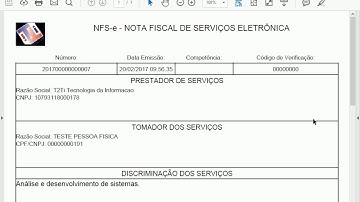 Projeto T2Ti ERP 2.0 - Java WEB - NFS-e - Nota Fiscal de Serviços Eletrônica