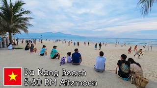 5:00 PM Afternoon Vibes at Da Nang Beach (29th April 2026) - 4K Vietnam Walking Tour