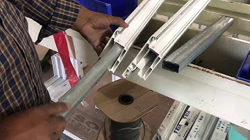 uPVC Reinforcement Installation Process