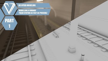 Modelling a Subway train station as fast as possible in Cinema 4D Part01
