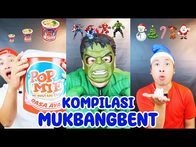 KOMPILASI MUKBANGBENT | MAKAN EMOJI LUCU | MAKAN SESUAI WARNA | EATING SHOW class=