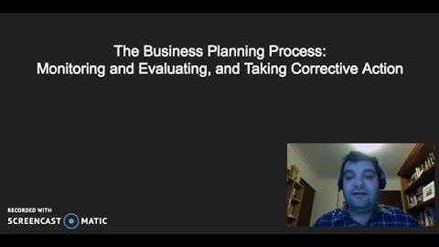 Preliminary Business Studies Business Planning: Monitoring, Evaluating, and Taking Corrective Action
