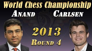 #4 Magnus Carlsen Vs Viswanathan Anand | World Chess Championship 2013 | Ruy Lopez Opening | Game 4