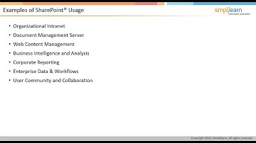 SharePoint 2013 Examples of Usage