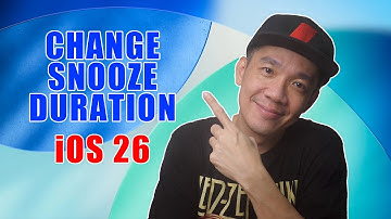 How to change your Snooze Duration on iPhone (iOS 26 update)