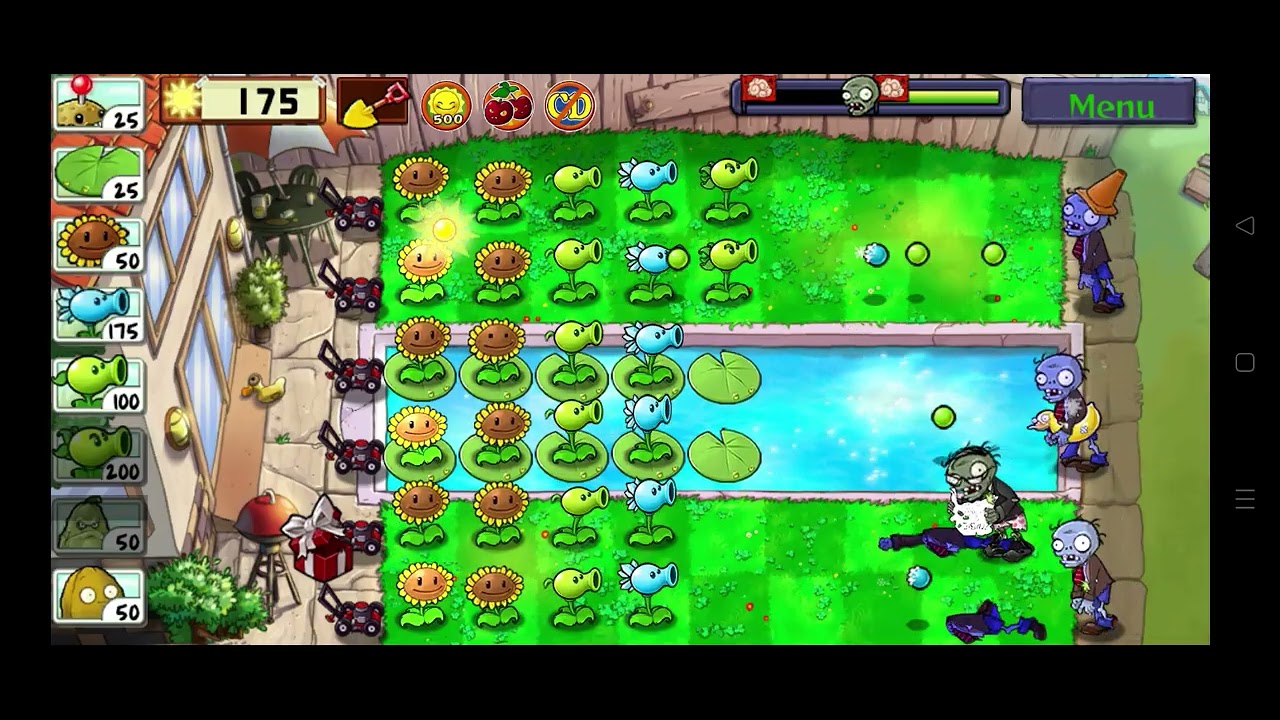 Pvz Integrated Edition Mod Walkthrough Gameplay Adventure Pool Level 3 