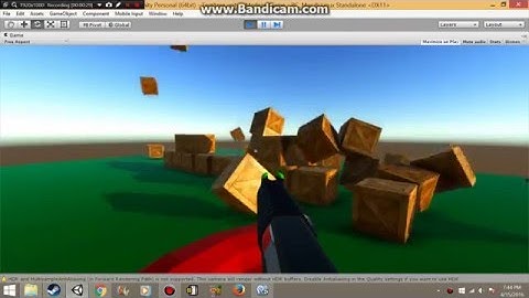 Kicking/Shooting Things With Image Effects (Unity3D)