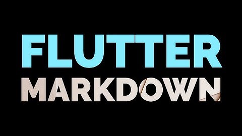 Display Markdown as a Widget with flutter_markdown
