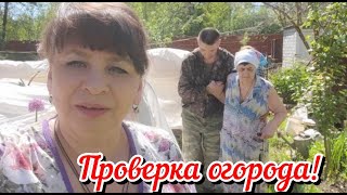 Обход и проверка сада и огорода. Для тех кто ждет и переживает. Жизнь семьи в деревне.