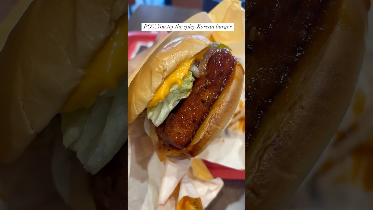 Korea ka burger 😱 Spicy paneer Korean burger 