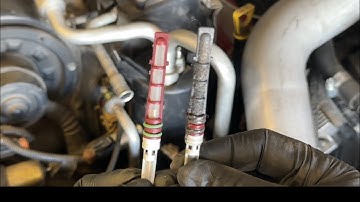 A/C Orifice Tube Replacement and Location on Ford F Series Pickup Trucks.