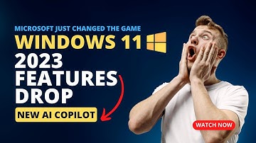 New windows 11 2023 Feature Drop With Game Changing AI Copilot
