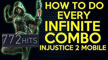 EVERY INFINITE COMBO IN INJUSTICE 2 MOBILE AND HOW TO DO IT