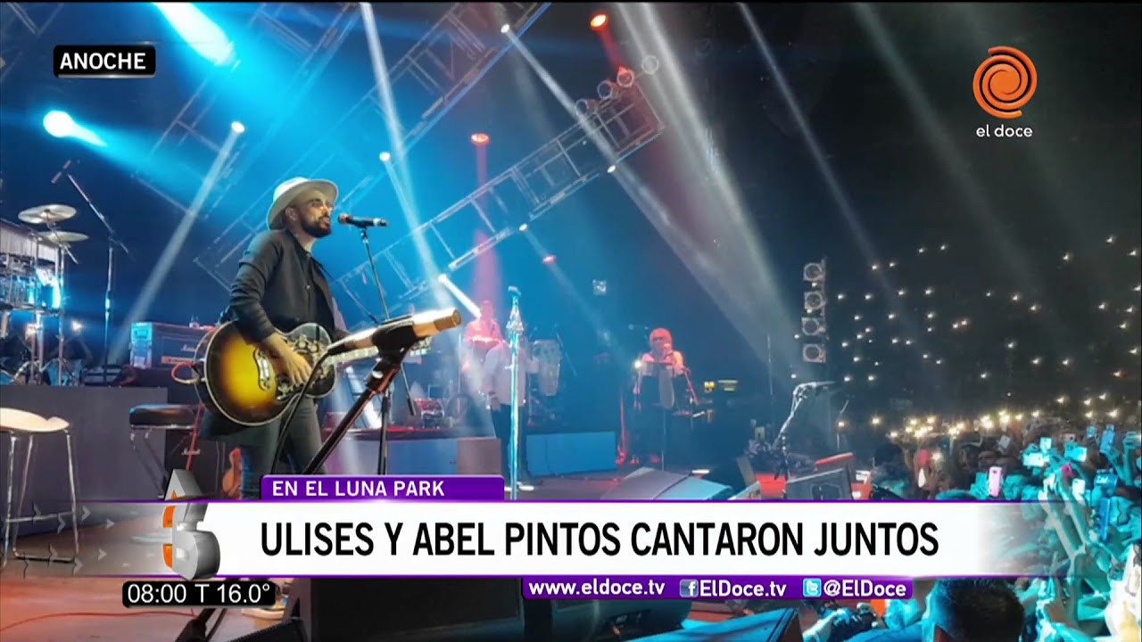 Ulises y Abel Pintos, dos ídolos en un mismo escenario. - YouTube