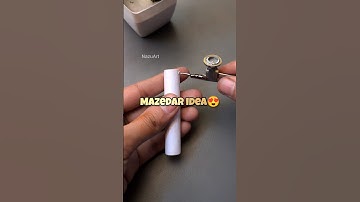 Empty thread Spool se itna mazedar idea 🤯#nazuart #diy #craft #creative
