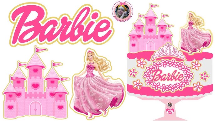 Arquivo De Corte Topo De Bolo Barbie Morena - Studio