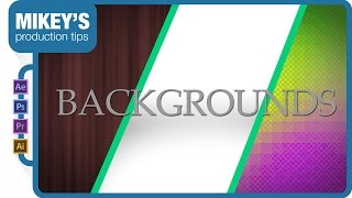 3 backgrounds in After Effects