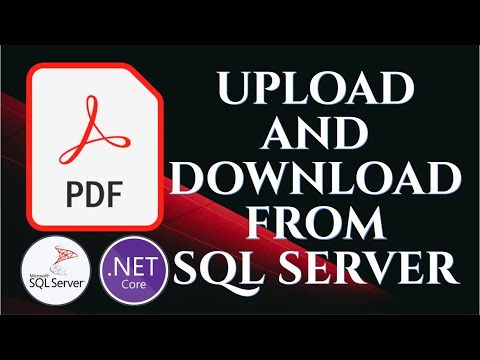 PDF Upload and Download from SQL Server || ASP.NET Core || Entity Framework Core