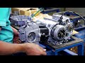 Processus dassemblage de moteur de moto 70cc dans une usine