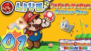 [ LIVE] Paper Mario Sticker Star [01] | BONUS | Road to ORIGAMI KING