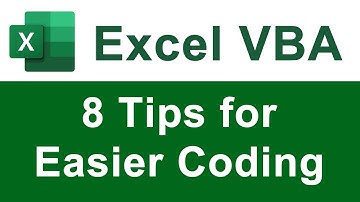 8 Tips for Easier Coding in VBA