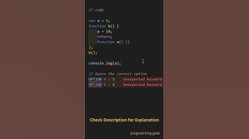 Javascript Quiz: How well do you know Scope and Hoisting in JS#programming #javascript #coding #quiz