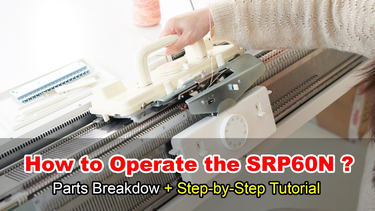 Как SRP60N превращает SK280 в мастер-модель вязания резинкой? | KnittingMachine | KnittingTutoria...